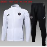Chándal Inter Miami 2025/26 (White Long Zipper) - NIÑOS